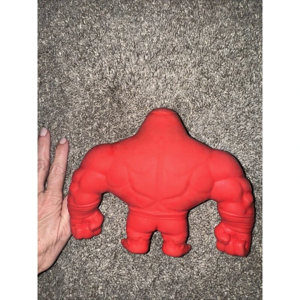 ZURU SMASHERS Red Wrestler SLAM HEROES Sand Filled Figure Stretch Throw Smash 6”
